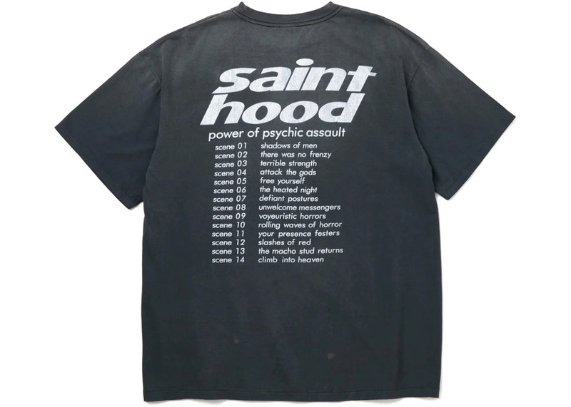 NEIGHBORHOOD Neighborhood x Saint Mxxxxxx STHD S/S T-Shirt Vintage Black outlook