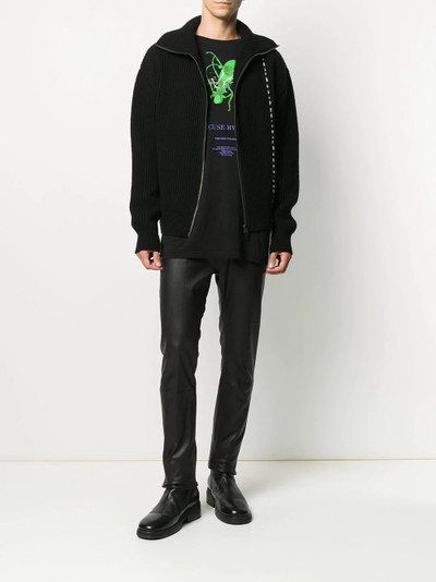 Ann Demeulemeester ribbed knit jumper  outlook