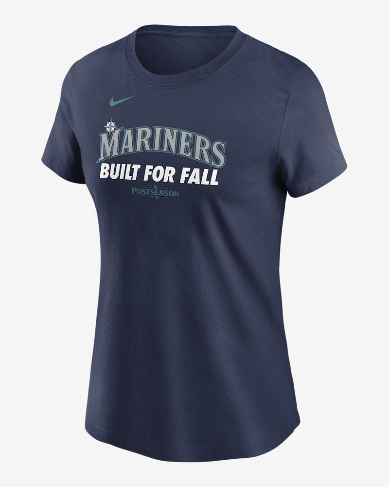 Seattle Mariners 2025 Postseason Authentic Collection Women's Nike MLB T-Shirt 1