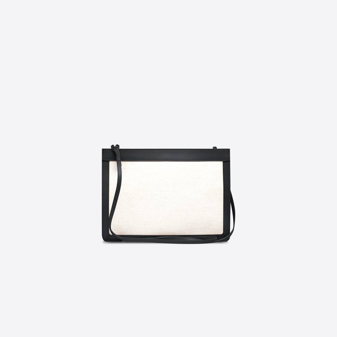 Women's Navy Medium Pouch in Black/yellow/blue - 4
