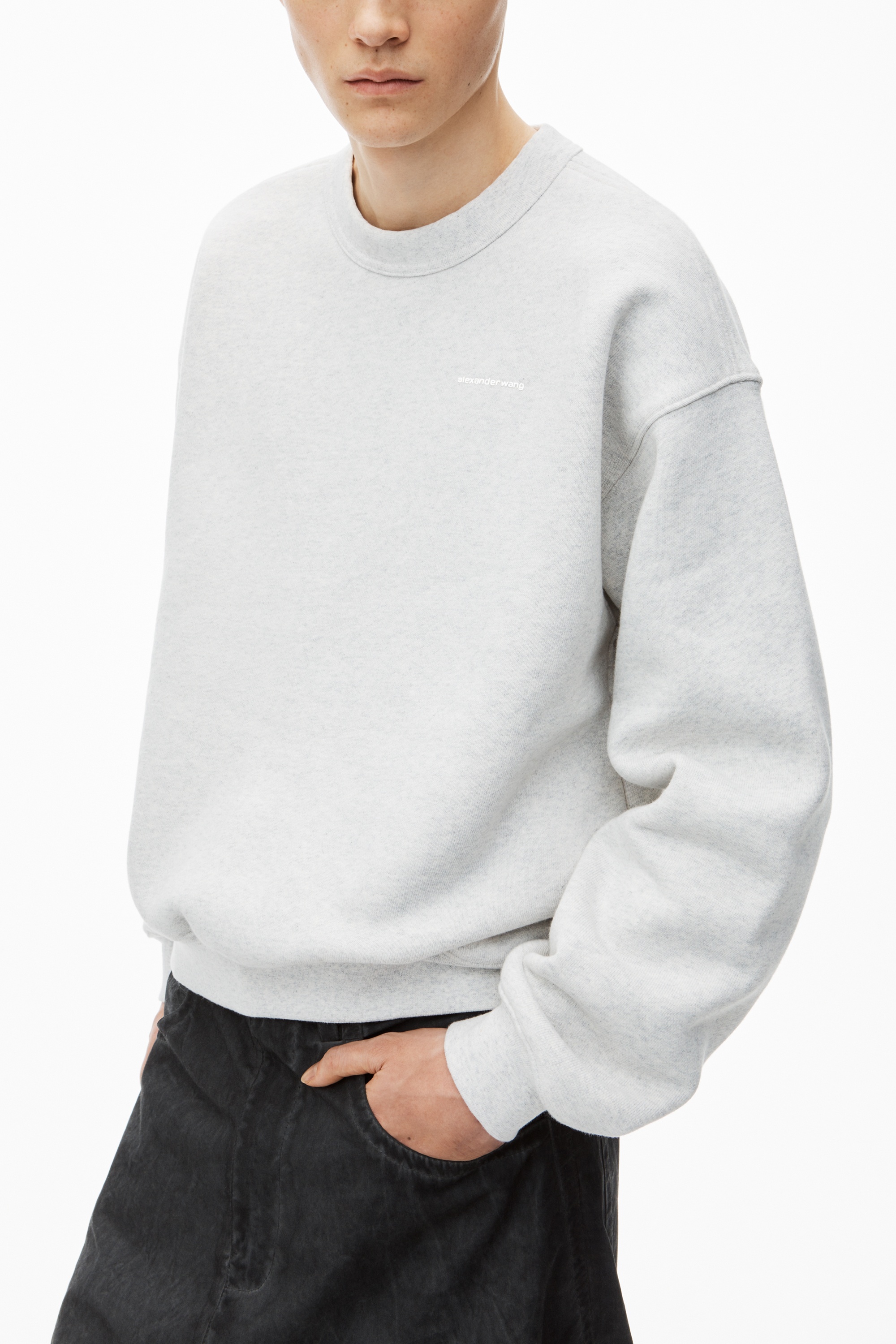 UNISEX CREWNECK SWEATSHIRT IN DENSE FLEECEÂ - 3