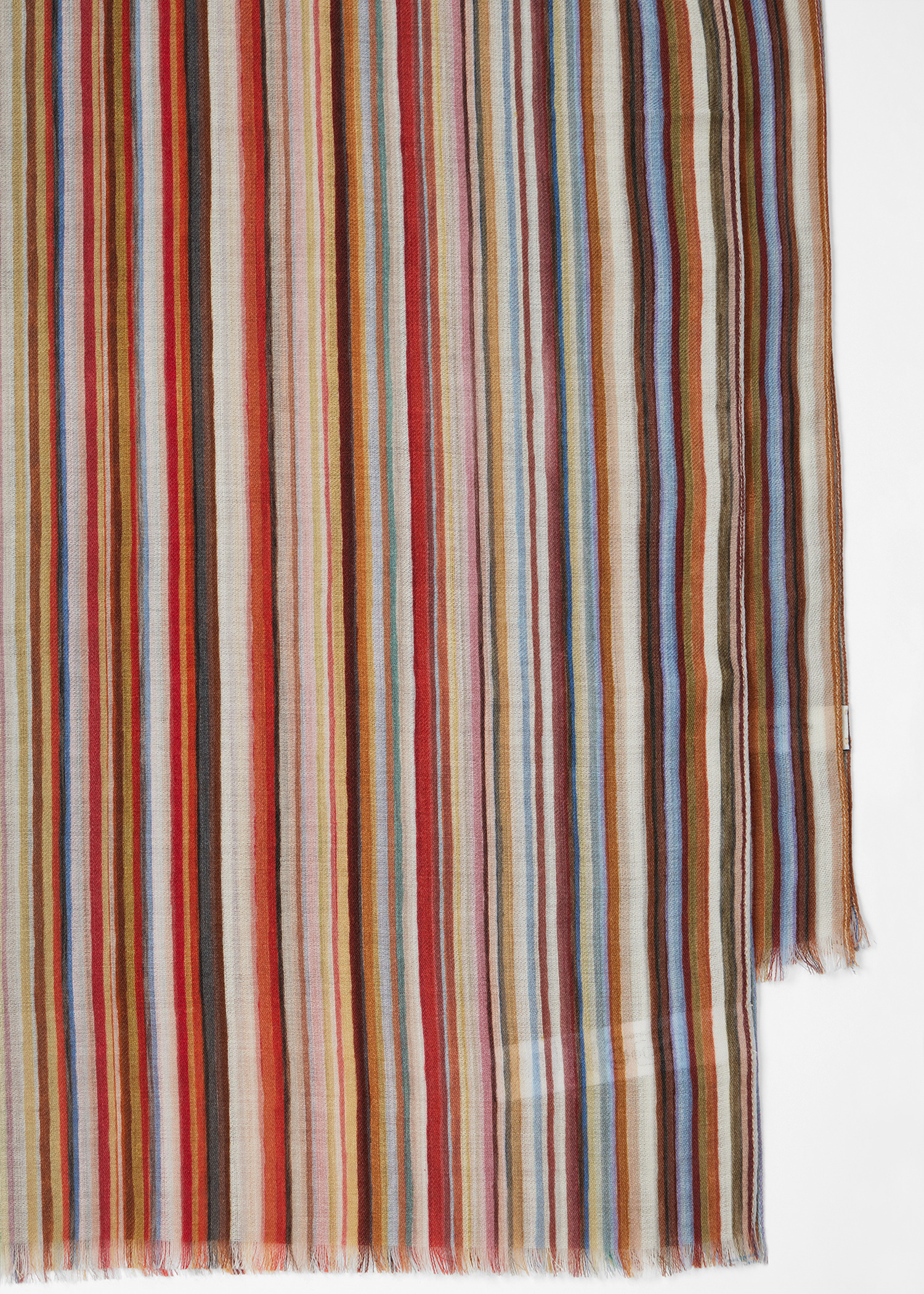 Wool Painted 'Signature Stripe' Scarf - 2