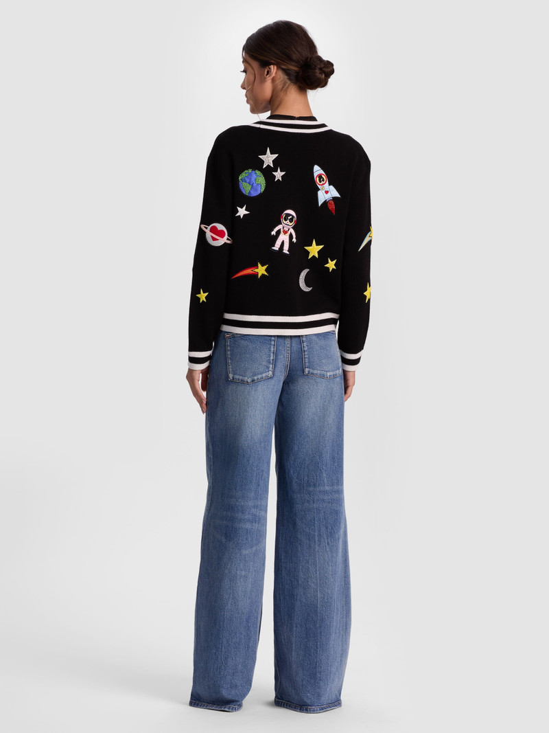 Alice + Olivia BRADLEY SPACE STACEFACE CARDIGAN outlook
