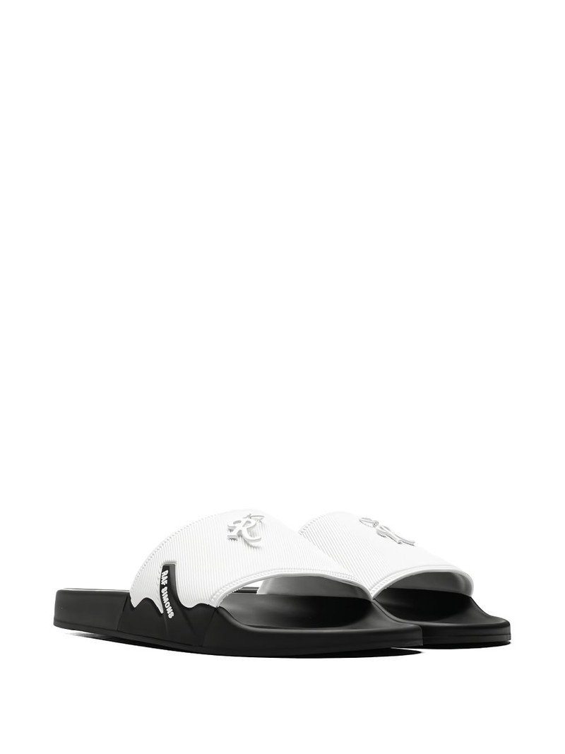 Raf Simons Astra logo-embellished slides outlook