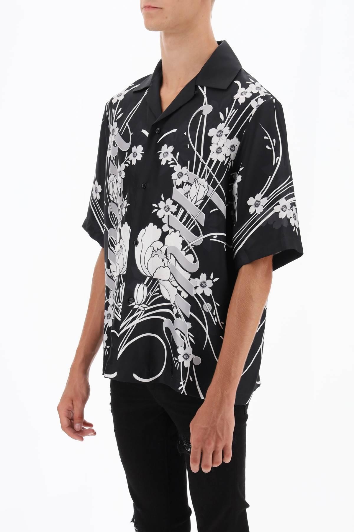 BOWLING SHIRT WITH FLORAL MOTIF - 5