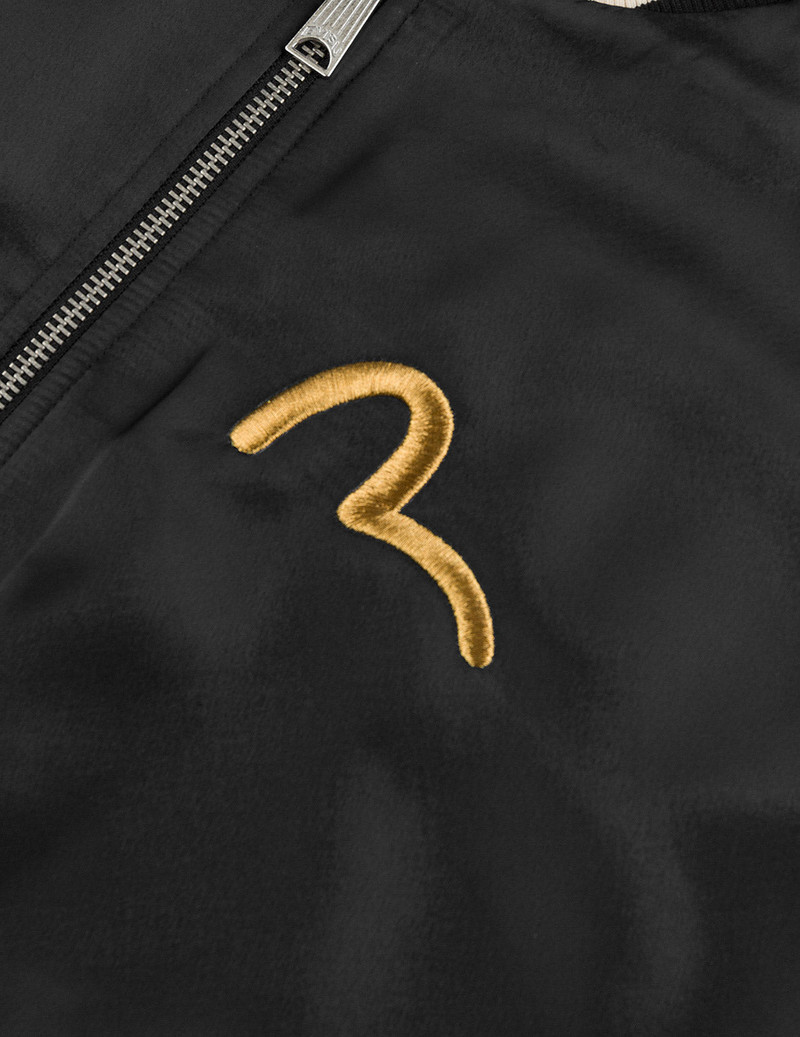 Crane Embroidery Regular Fit Souvenior Jacket 4