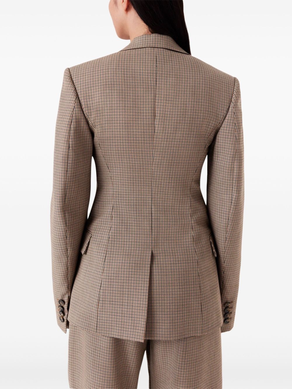 checkered blazer - 3