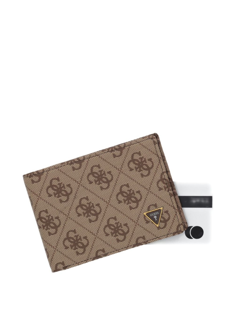 monogram-print logo-plaque wallet 4