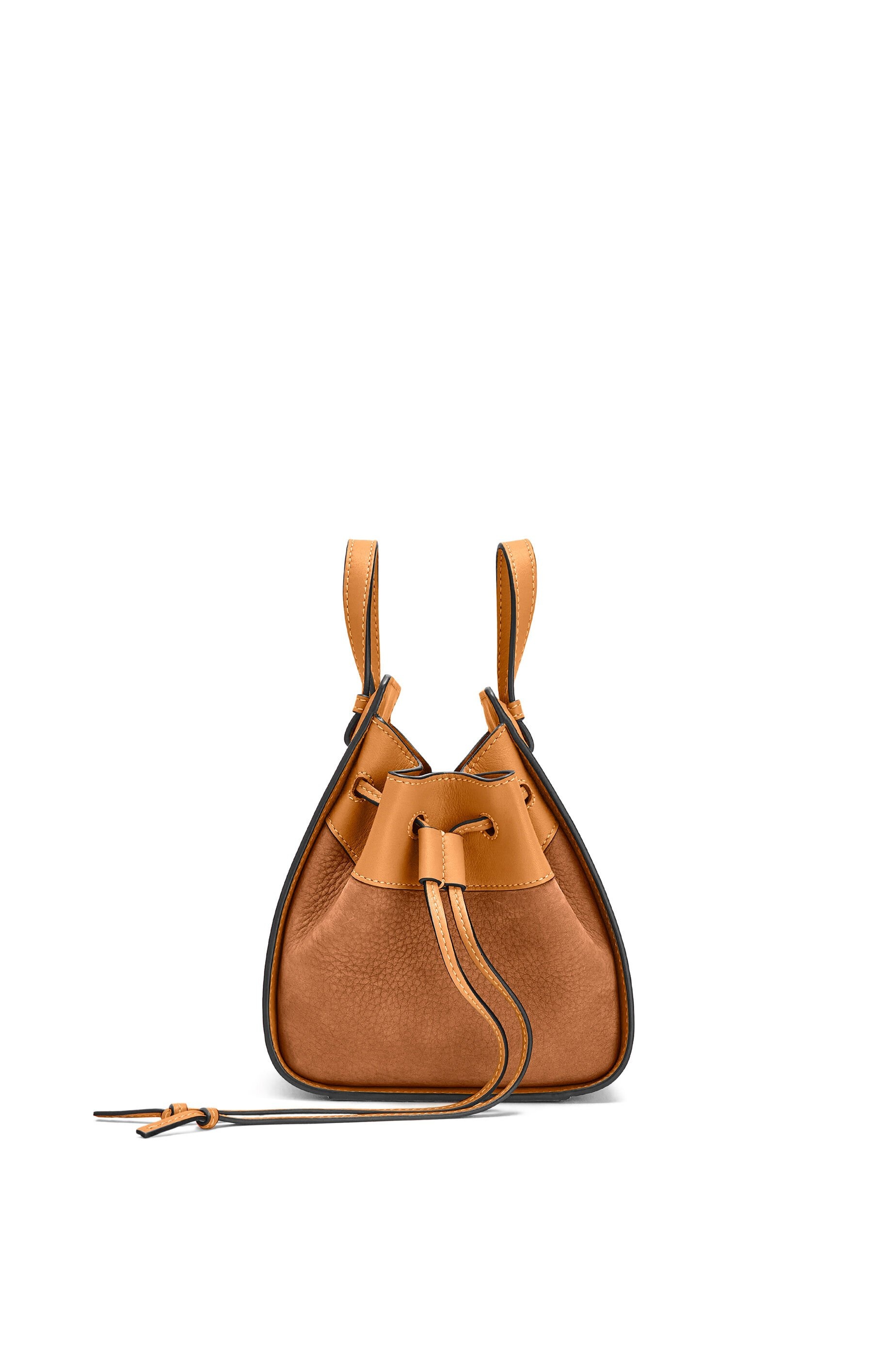 Mini Hammock Drawstring bag in nappa calfskin - 3