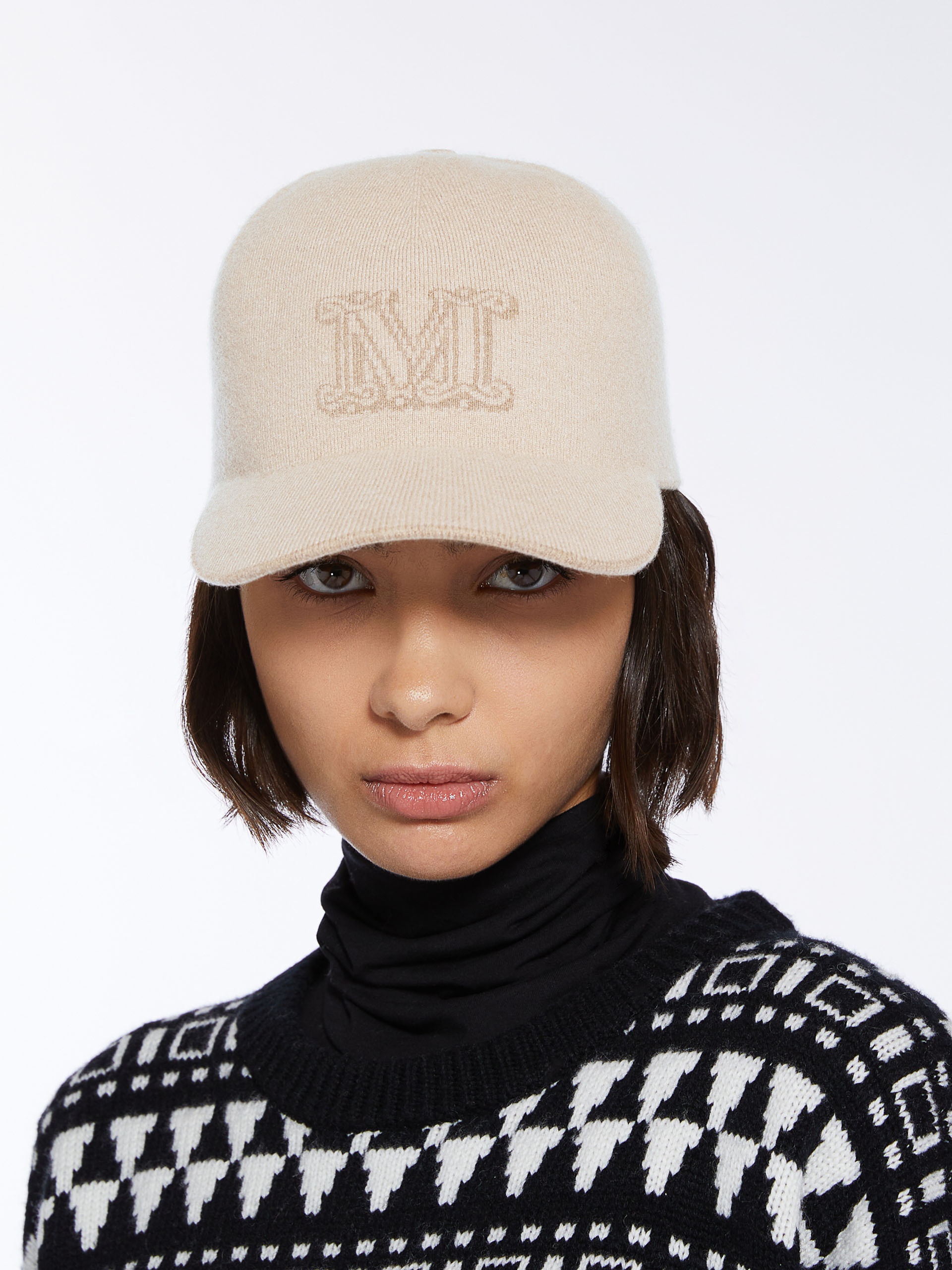 NEMBI Cashmere baseball cap - 3