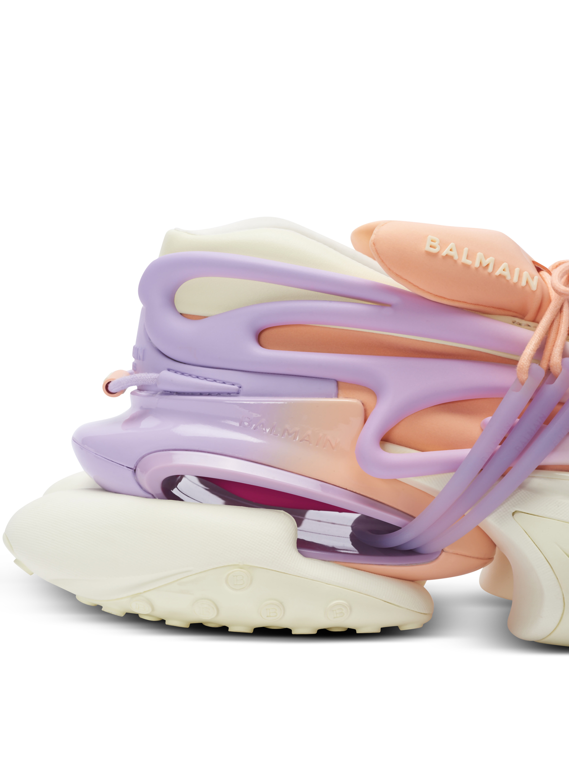 Unicorn low-top trainers in neoprene and calfskin - 8