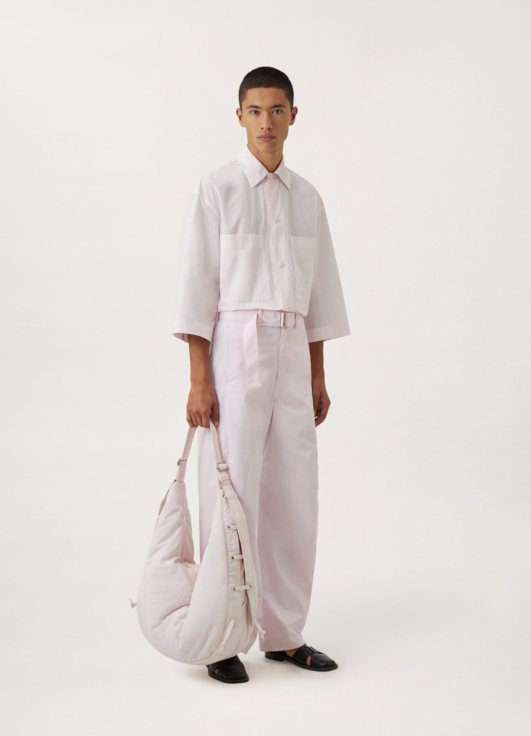 LIGHT BELTED TWISTED PANTS
COTTON TWILL - 7