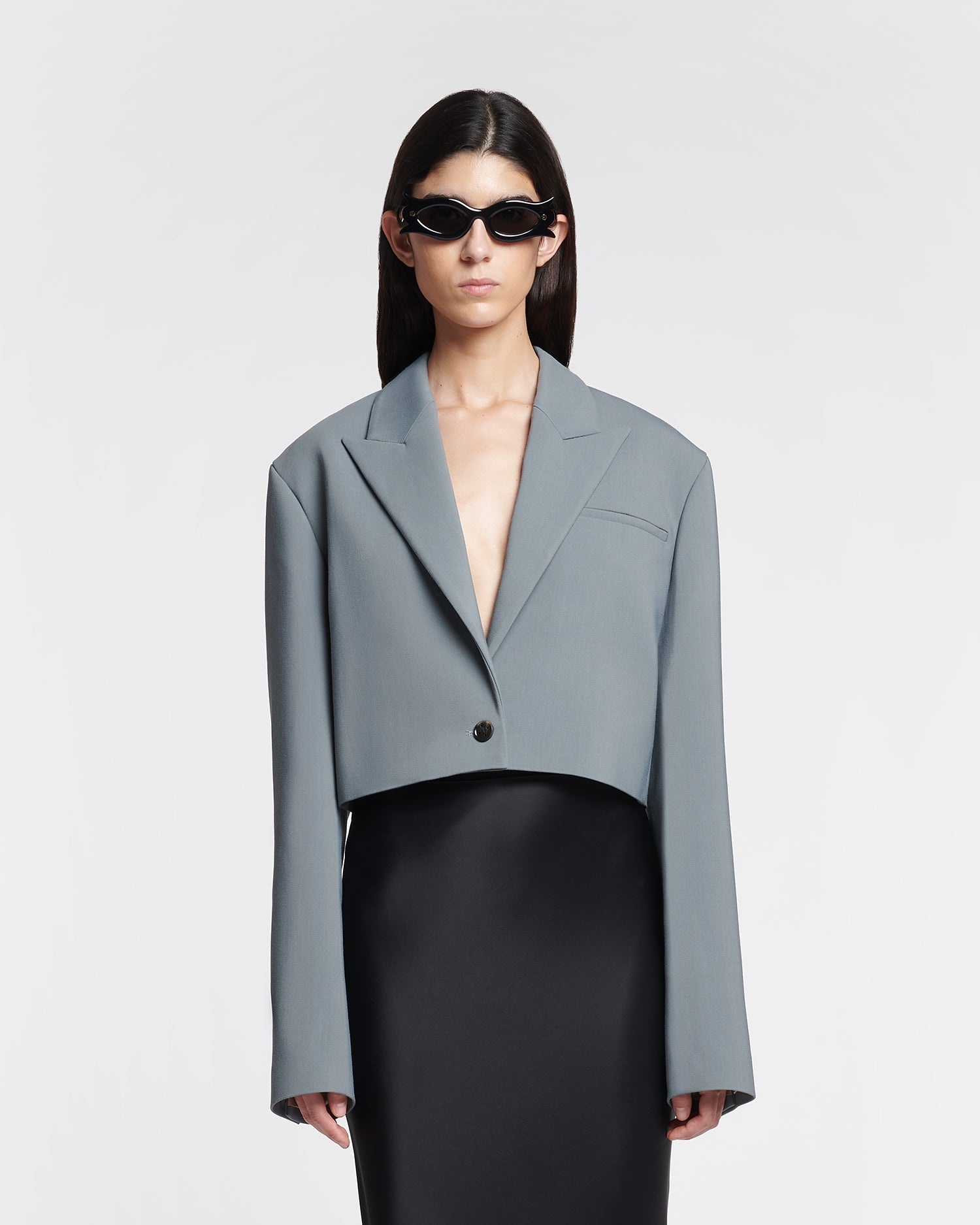 Cropped Blazer - 2