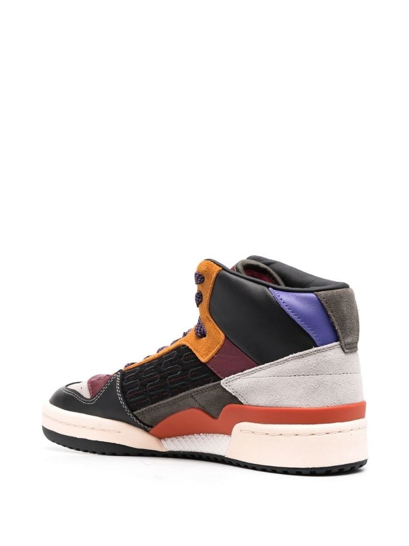 Forum Mid Patchwork high-top sneakers - 3