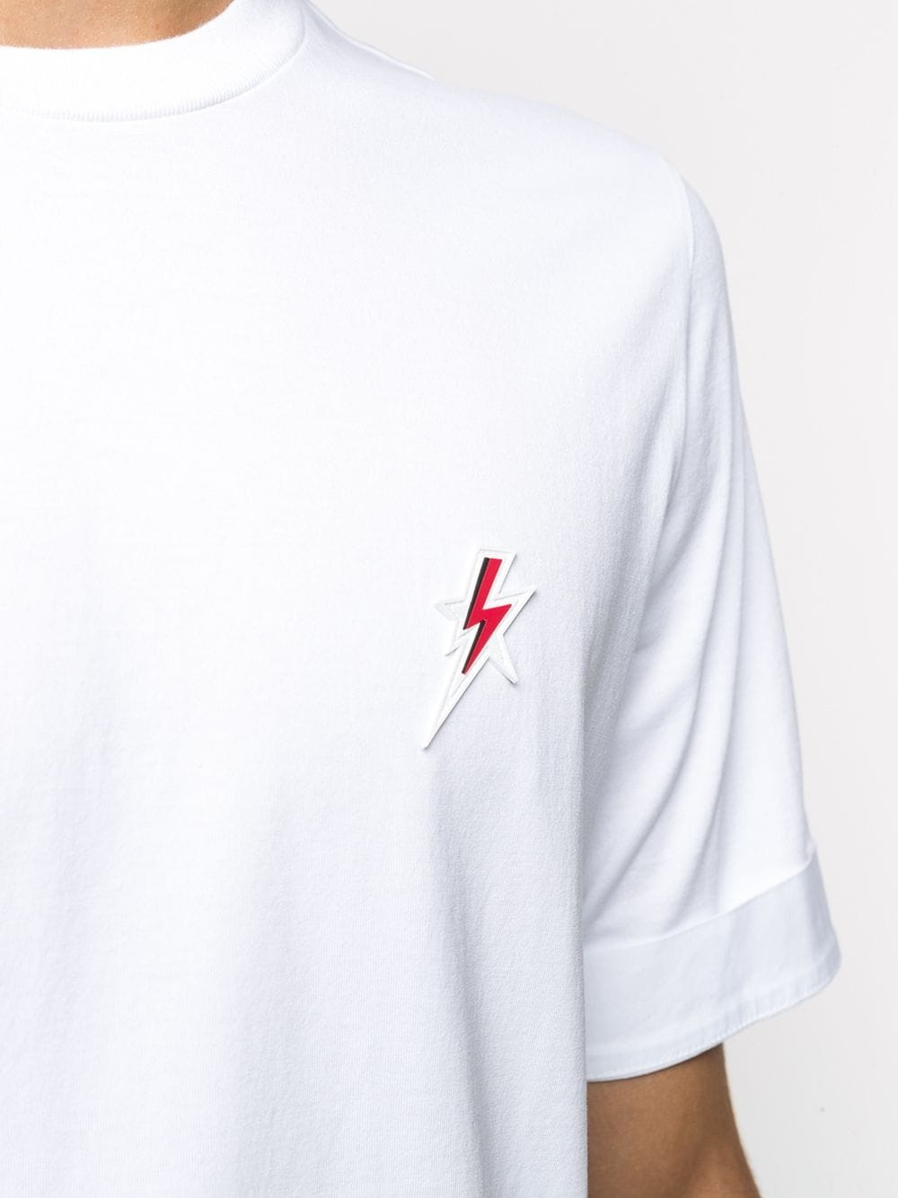 Thunderbolt patch T-shirt - 5