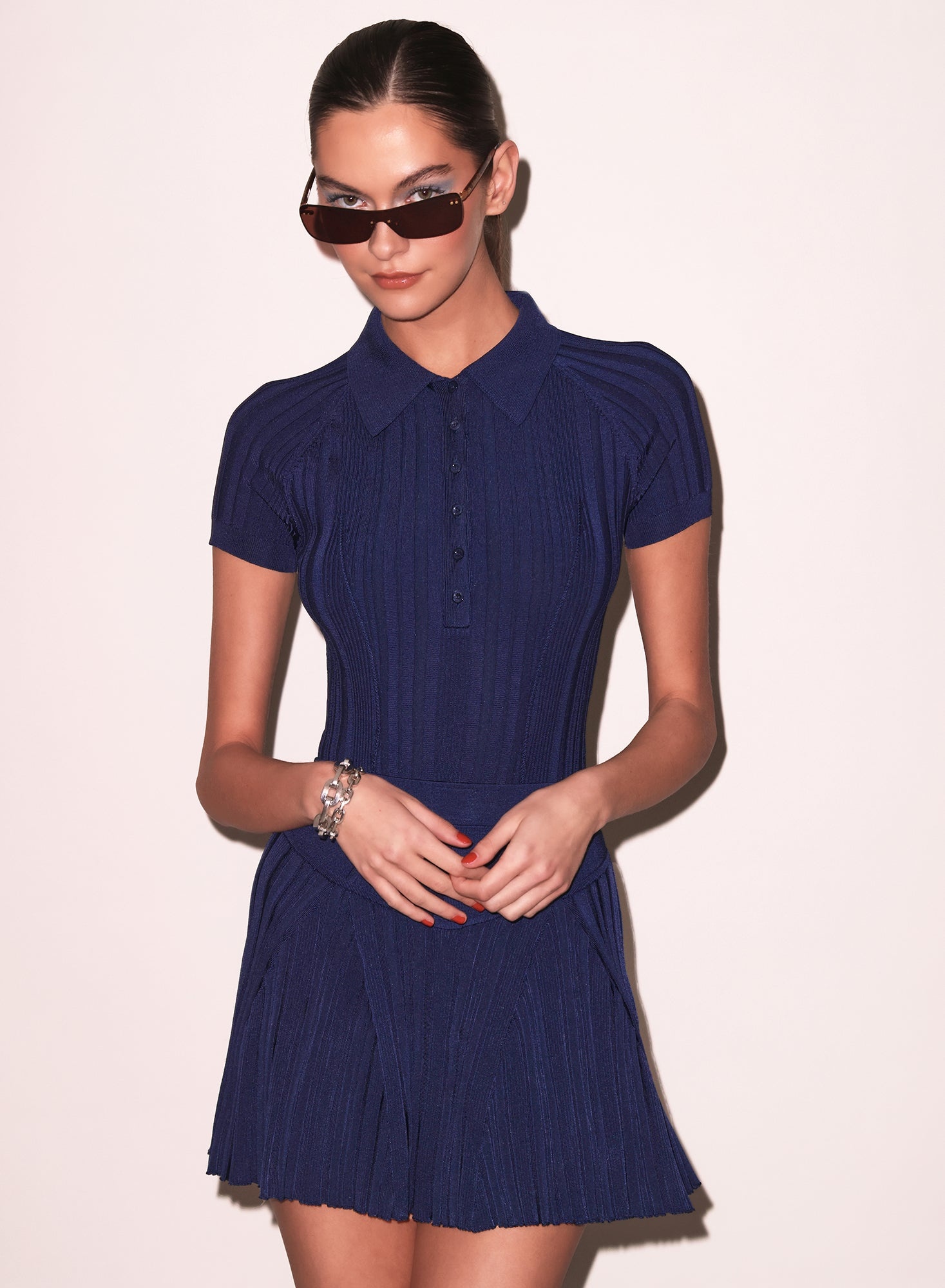 Rib Flared Skirt - 6