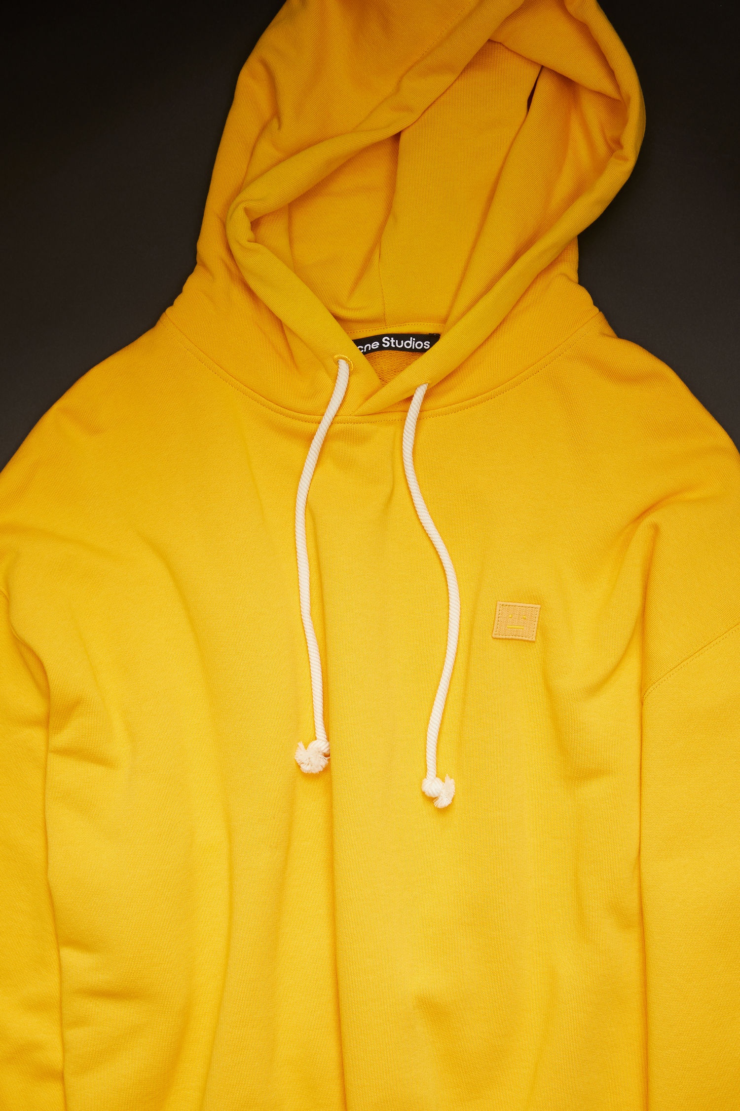 Oversized hooded sweatshirt honey yellow - 6