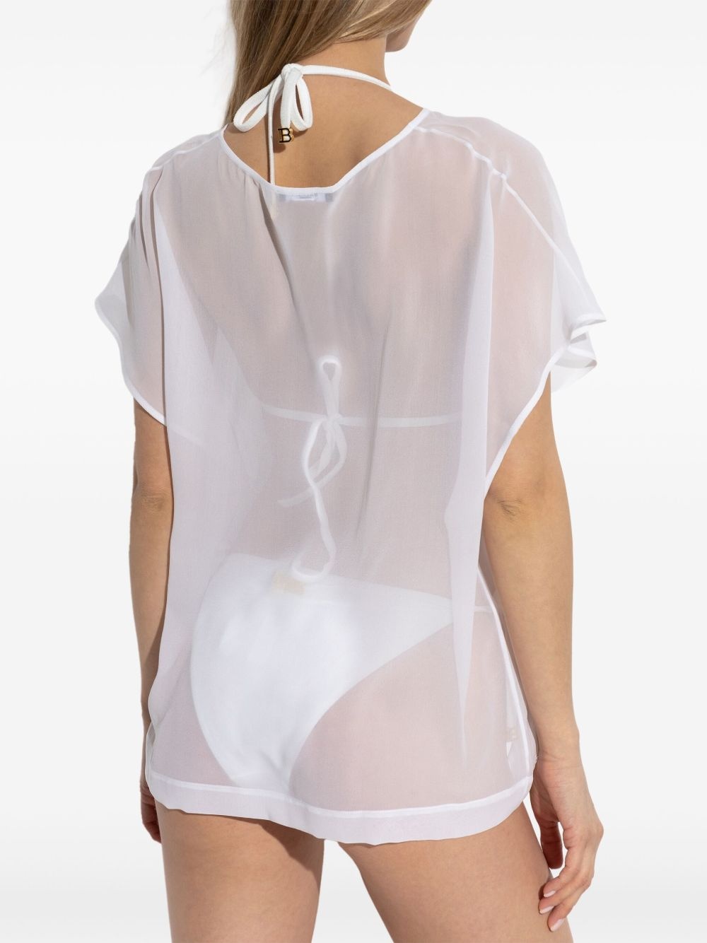 transparent beach cover-up - 4