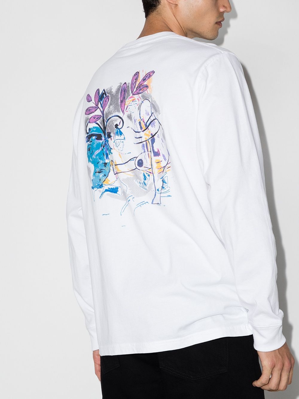 Mark Vortex print long sleeve T-shirt - 3