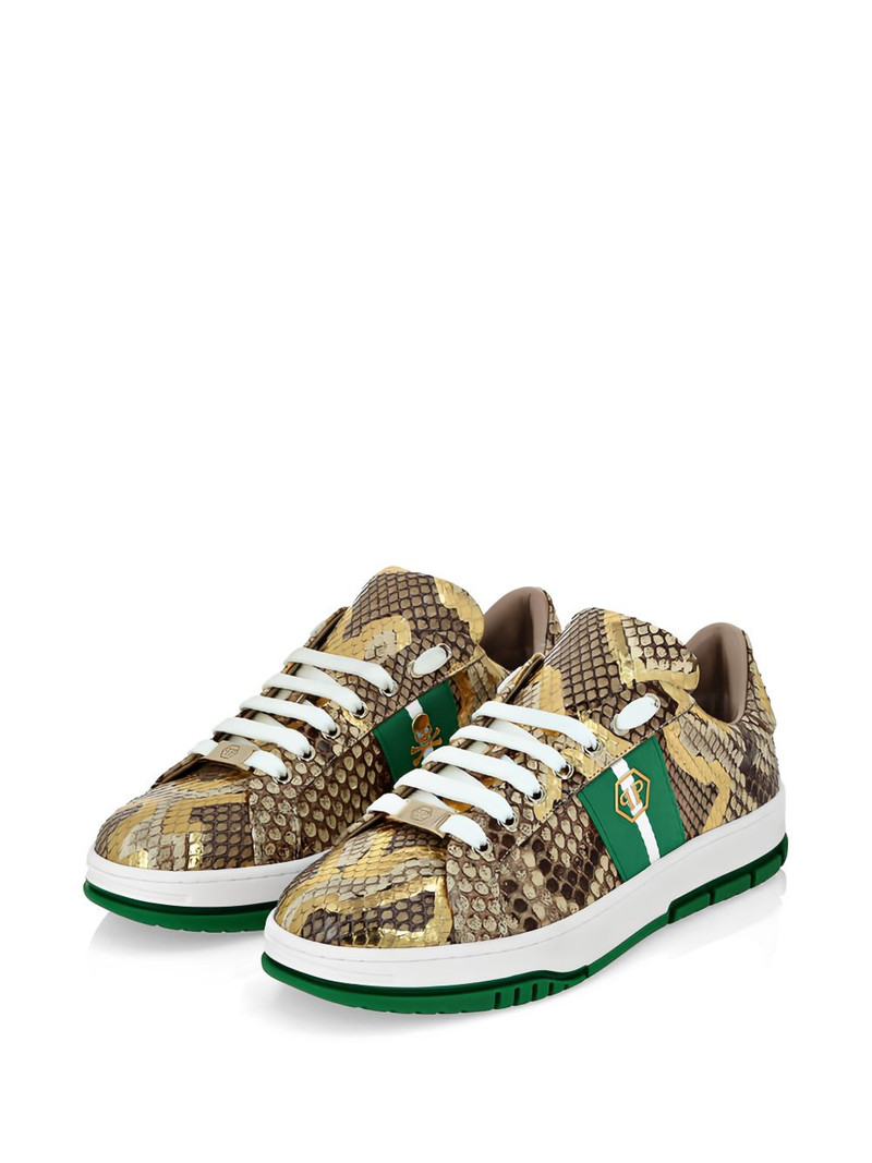python-leather sneakers 5