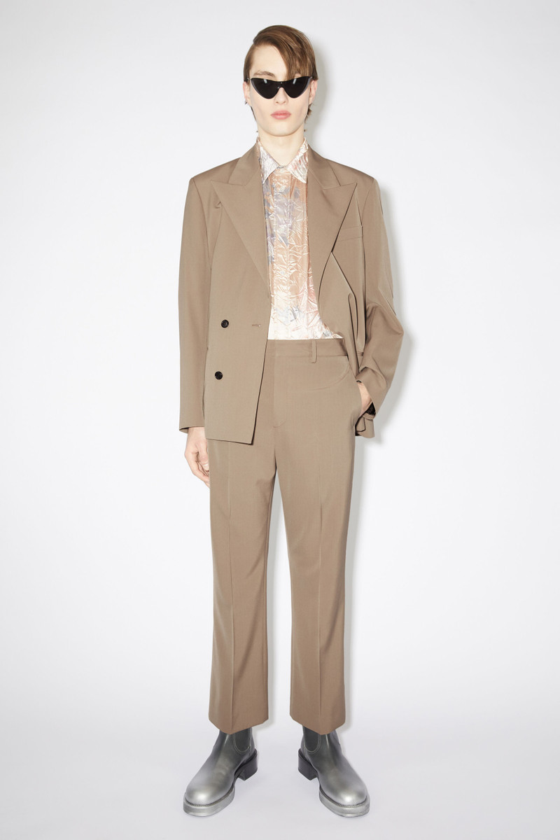 Acne Studios Tailored trousers - Mud grey outlook
