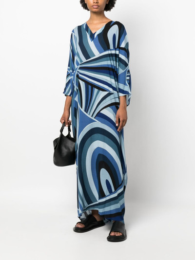 PUCCI Iride-print maxi dress outlook