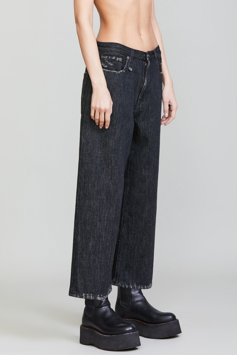 R13 ANKLED D'ARCY JEAN - KOZE RINSED BLACK outlook
