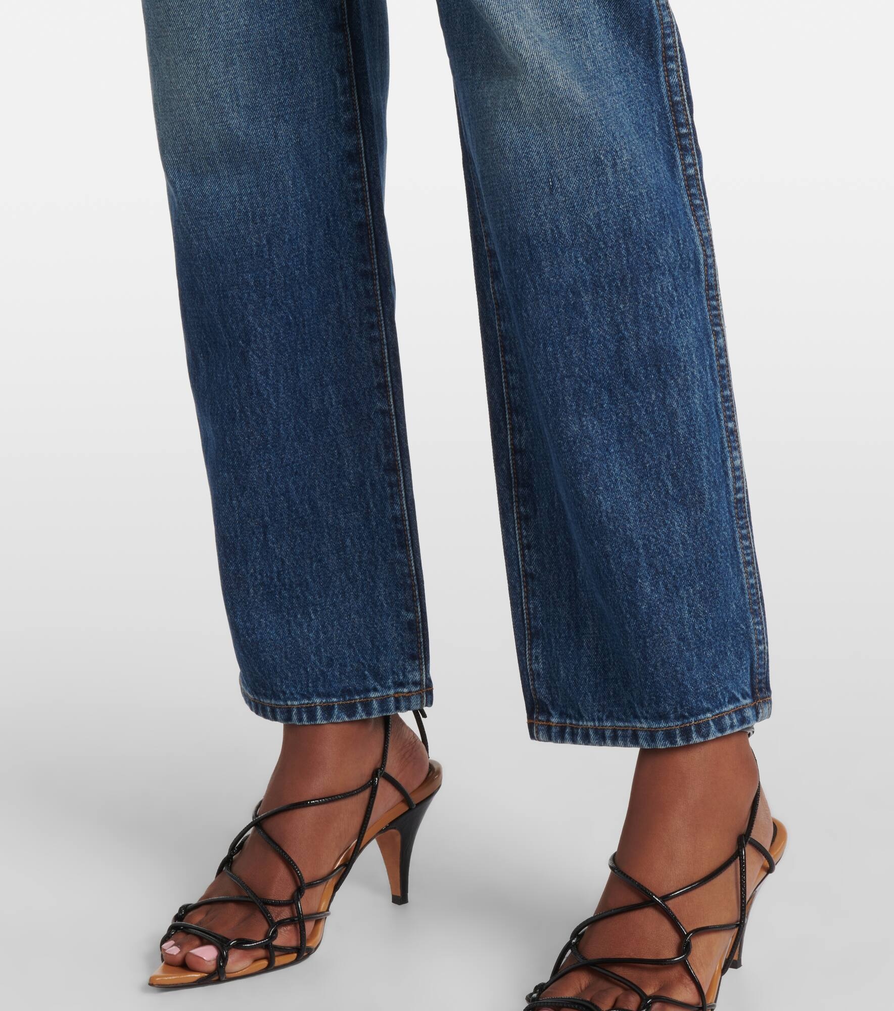 Abigail high-rise straight jeans - 5