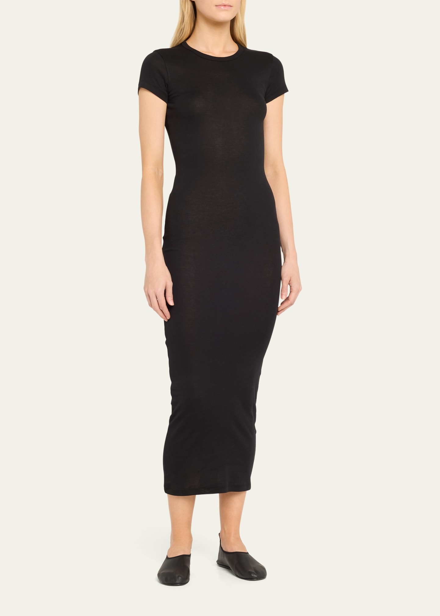 Cotton Cap-Sleeve Dress - 4