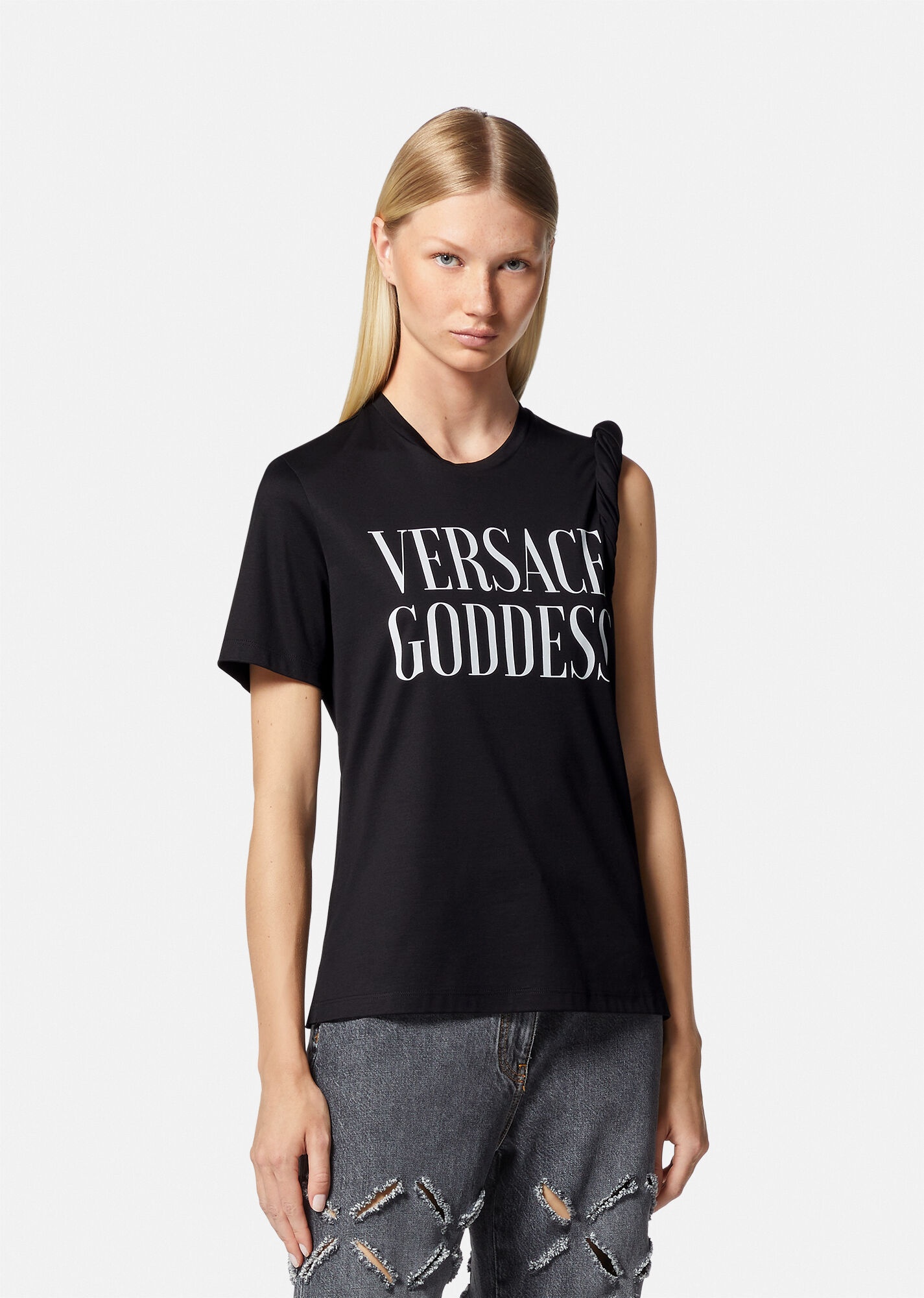 VERSACE Versace Goddess Rolled T-shirt | REVERSIBLE