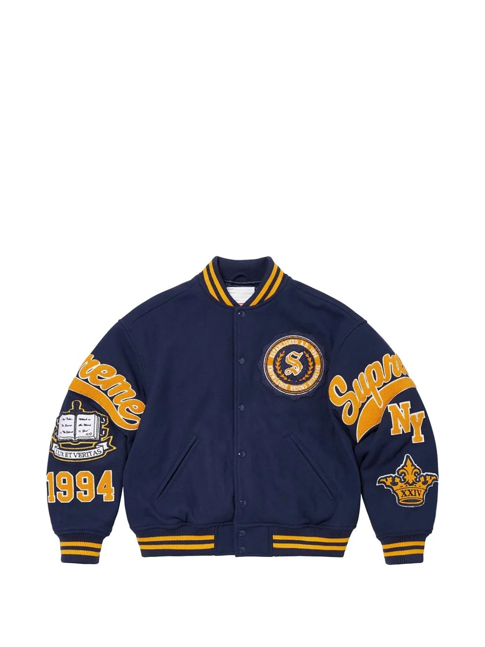 Veritas patch-detail jacket - 1