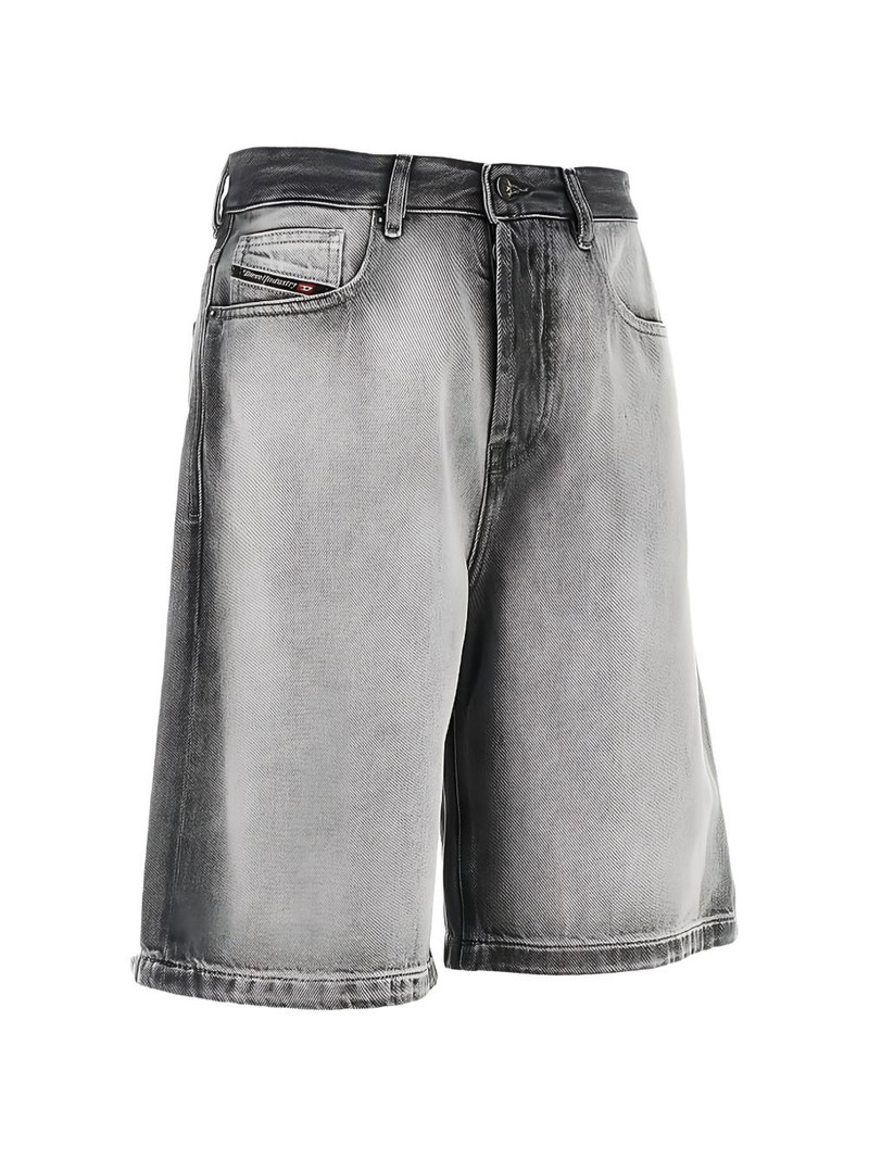 Diesel five-pockets denim bermuda shorts outlook