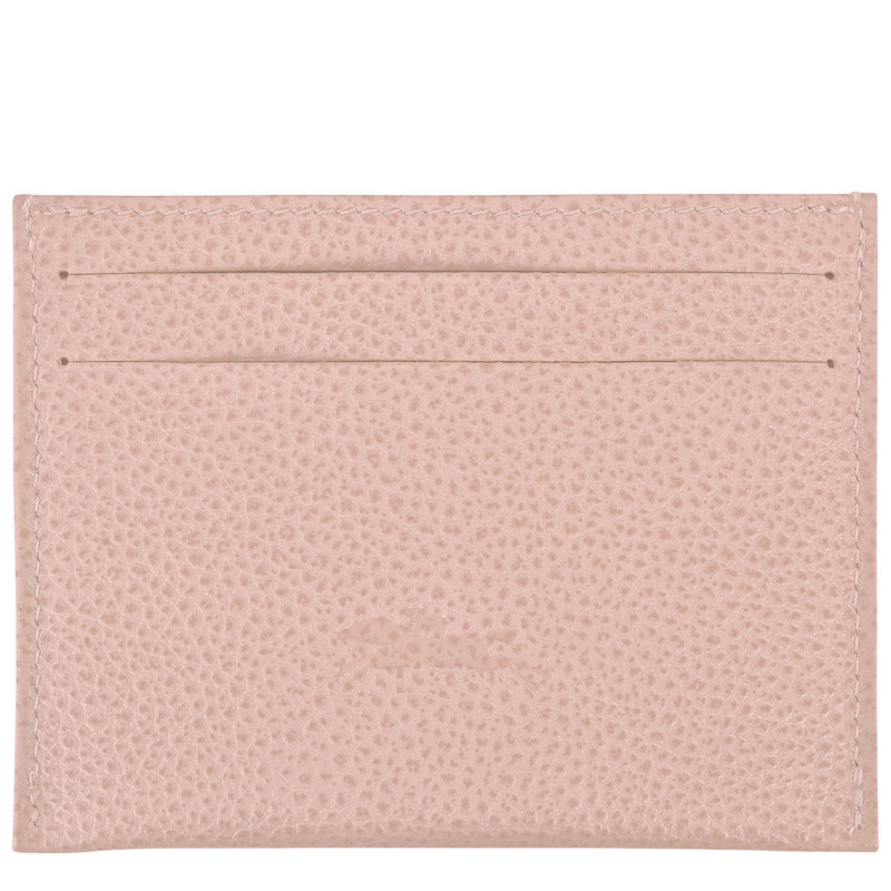 Longchamp Le Foulonné Cardholder Nude - Leather outlook