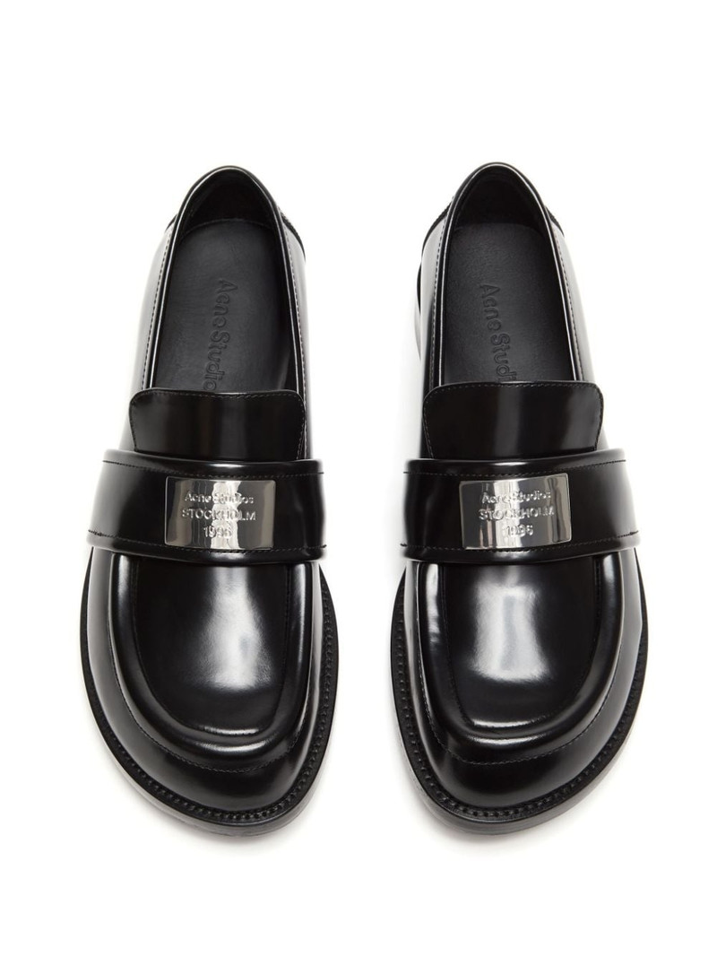 30mm brushed leather loafers 3