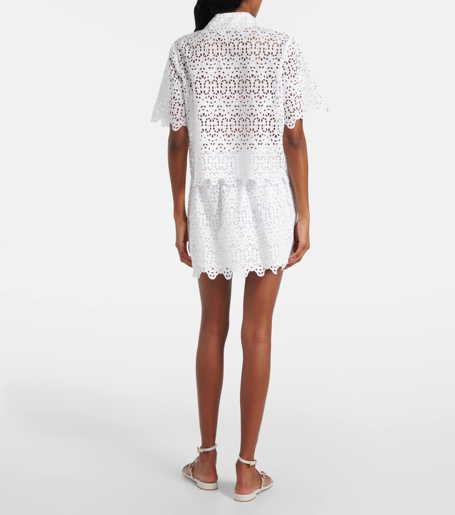 The Deco Eyelet cotton shirt - 3