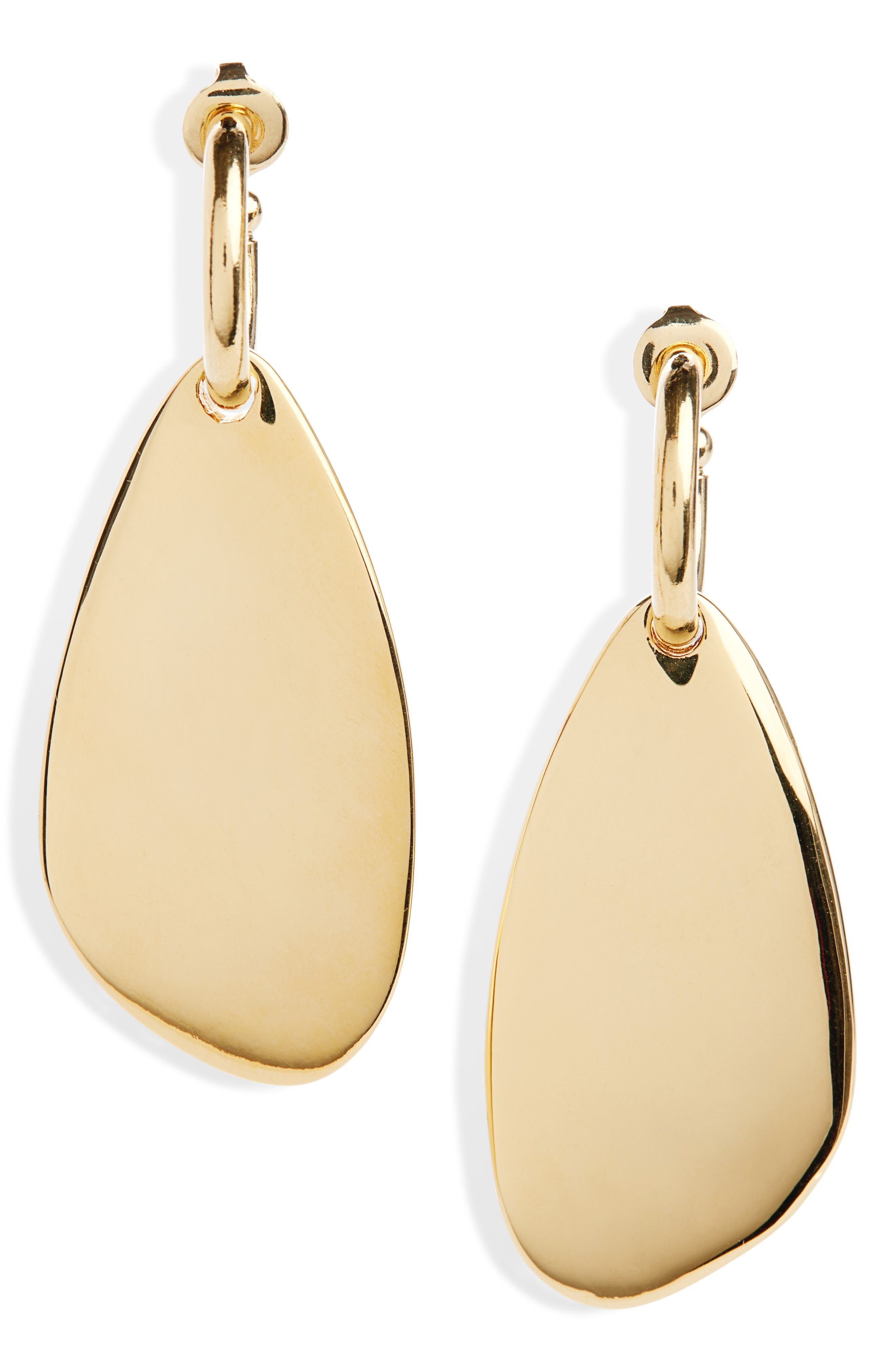 Isabel Marant Ella Drop Huggie Hoop Earrings in Dore at Nordstrom - 1