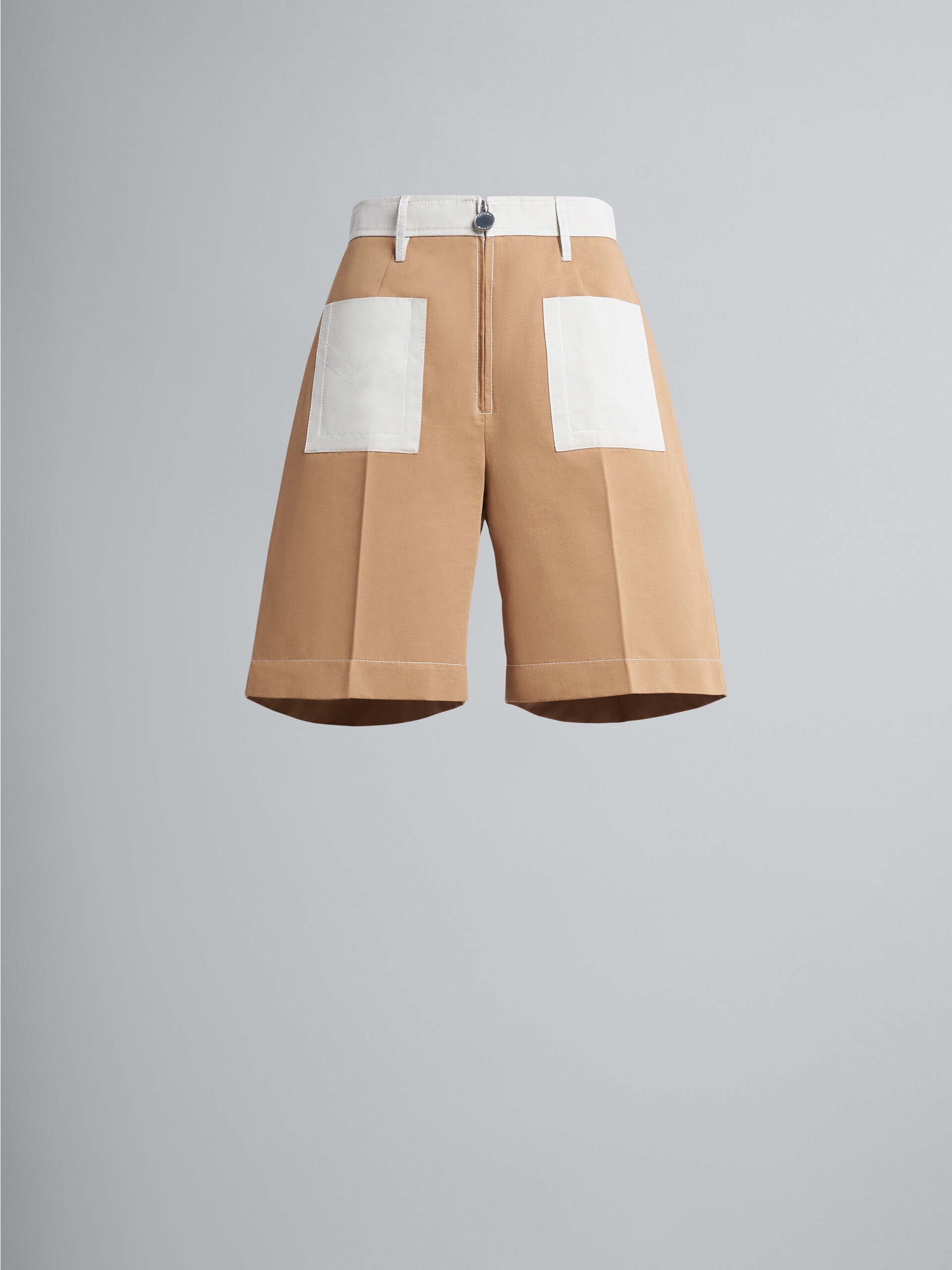 COTTON DRILL SHORTS - 1