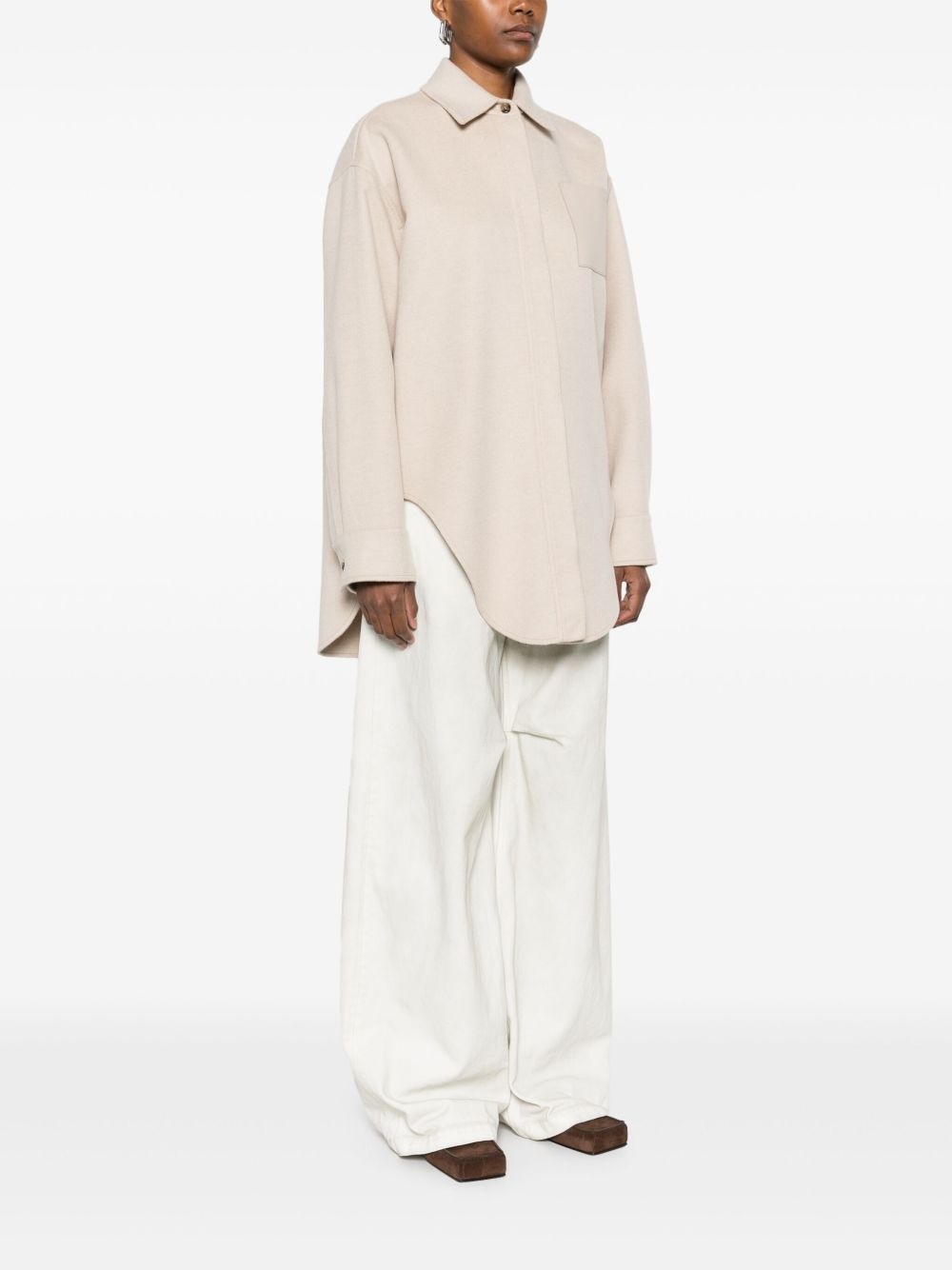 Anagram-motif shirt - 3