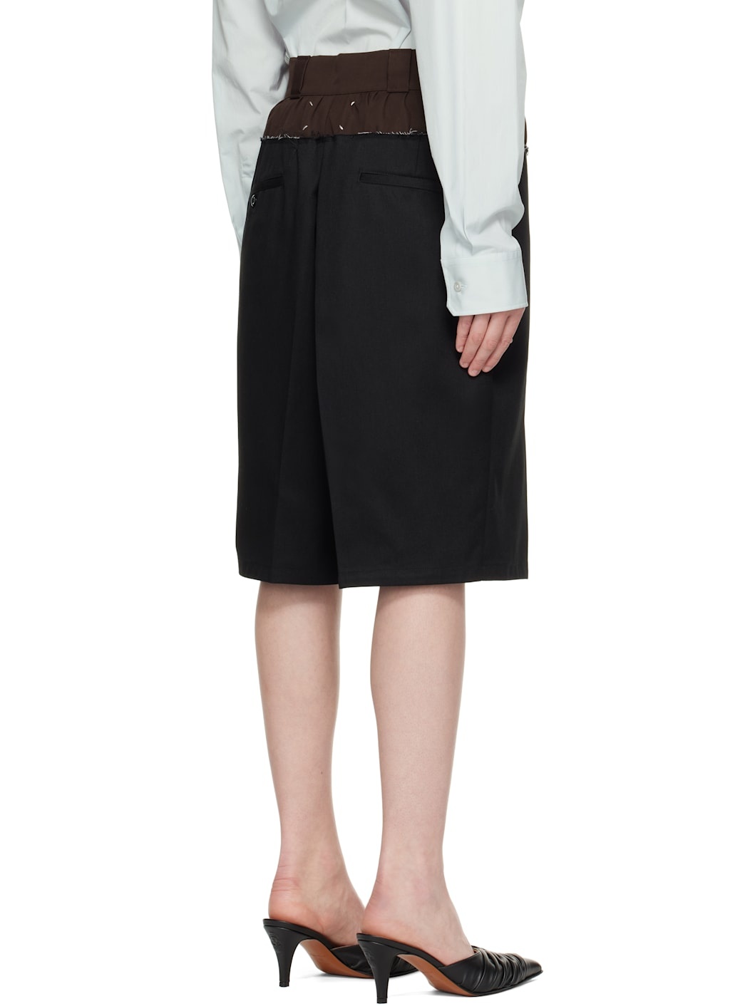 Black 'Anonymity Of The Lining' Shorts - 3