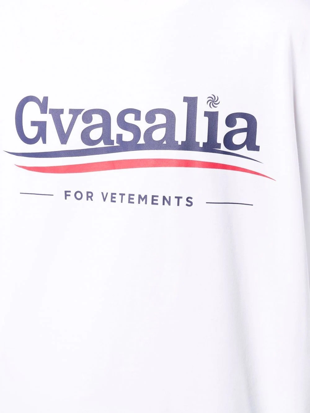 Gvasalia logo-print T-shirt - 6