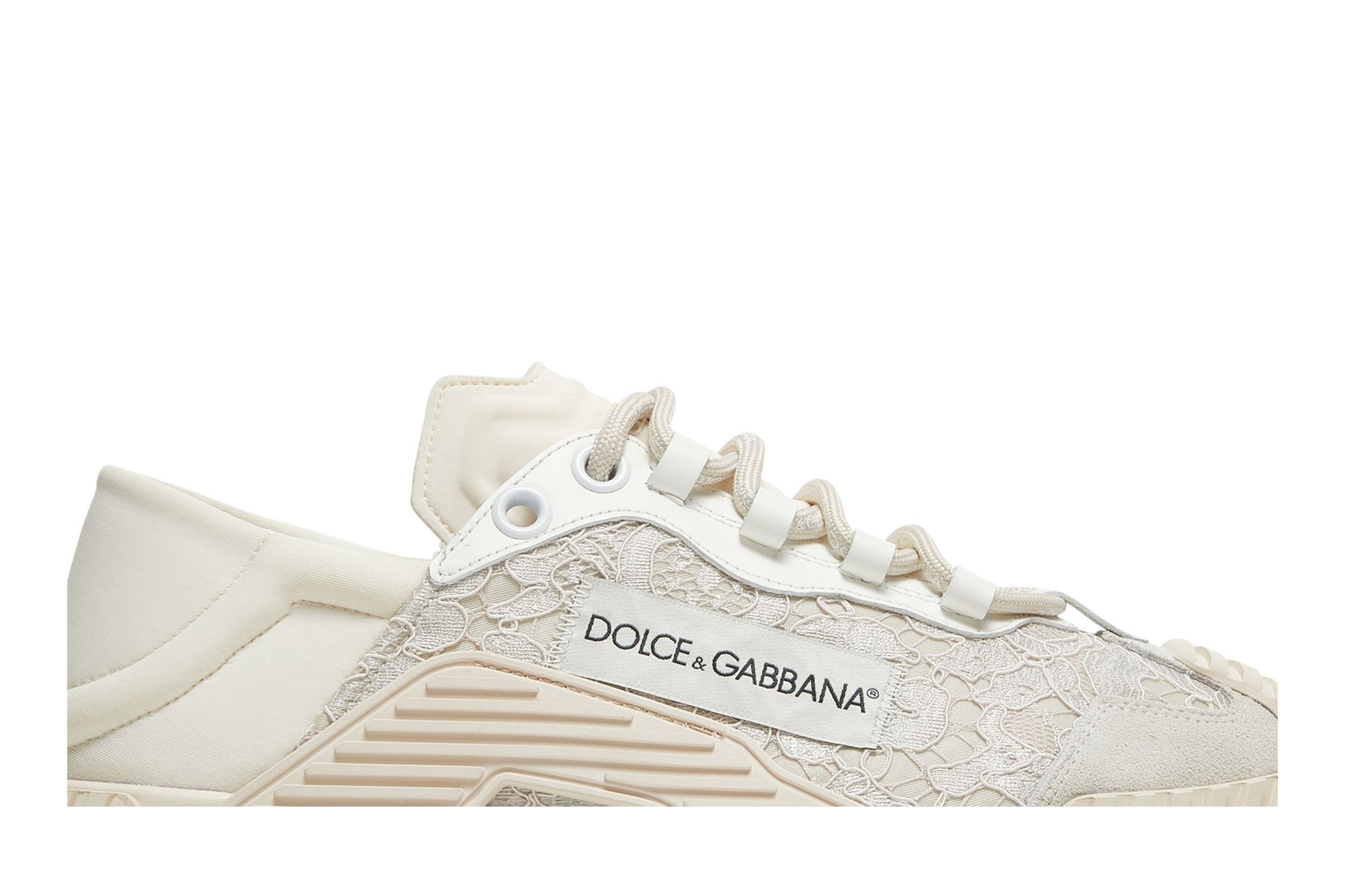 Dolce & Gabbana Wmns NS1 Slip On 'White Lace' - 2