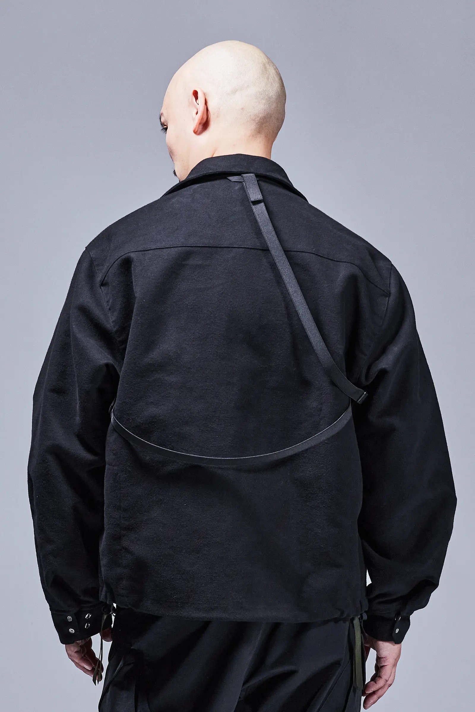 J121-KI Cotton Moleskin Jacket Black - 7
