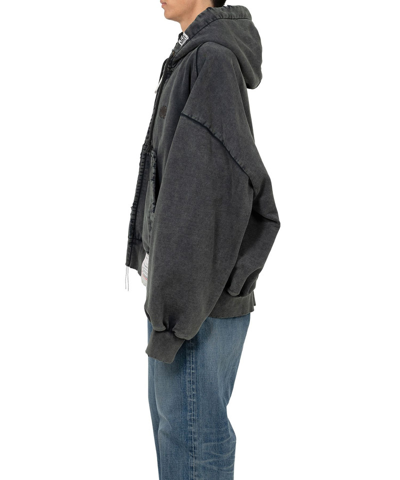 Amateur Sewn Like Zip-up Hoodie 4