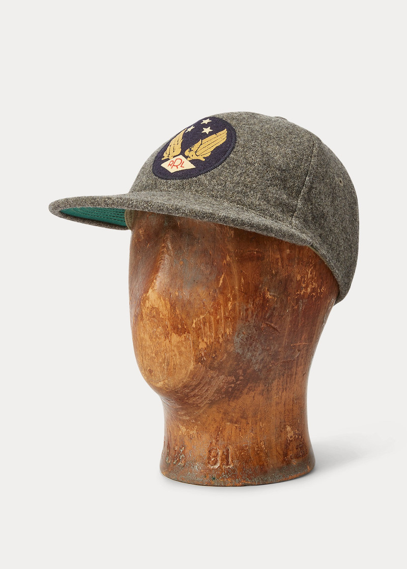 Logo Wool-Blend Felt Ball Cap 1