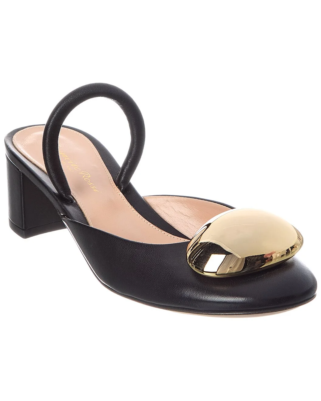 Gianvito Rossi Sphera 45 Leather Pump - 1