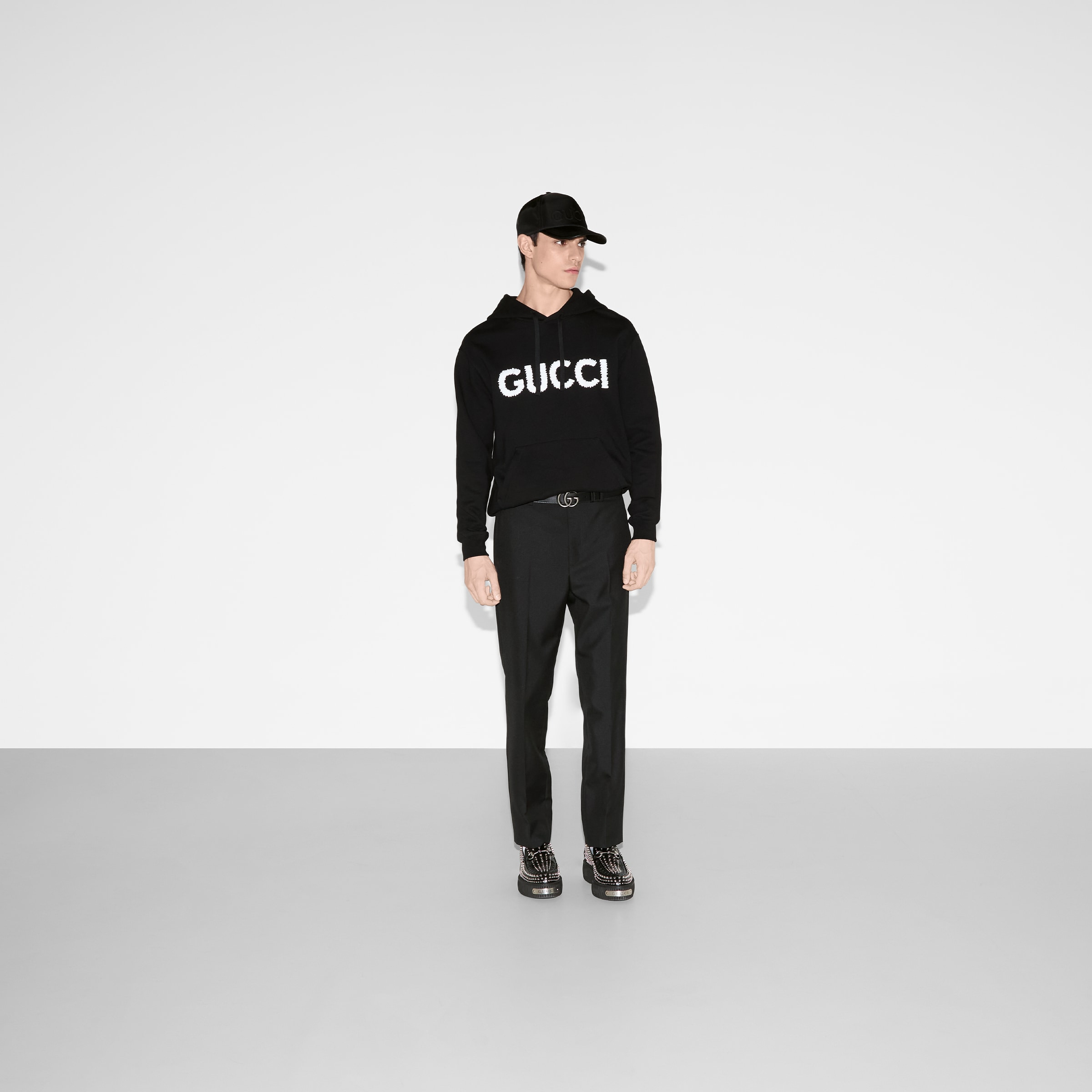 Embroidered cotton jersey sweatshirt - 2