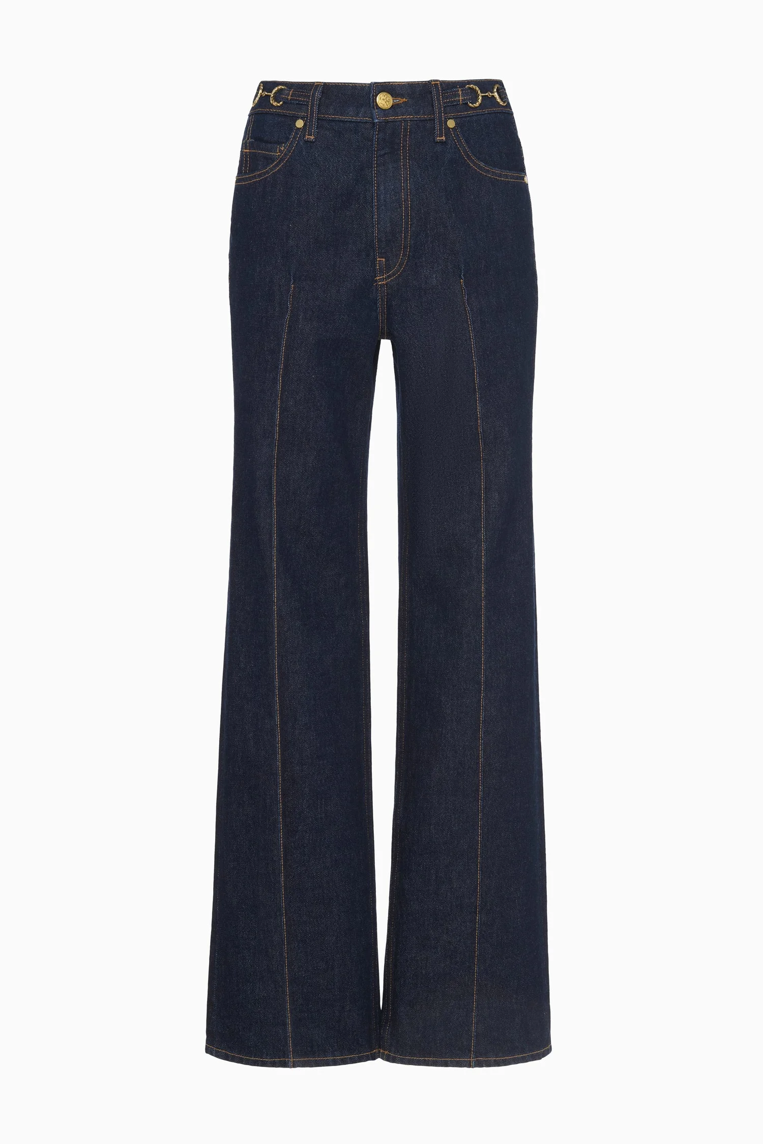 The Agatha Straight Leg Pintuck Jean - 1