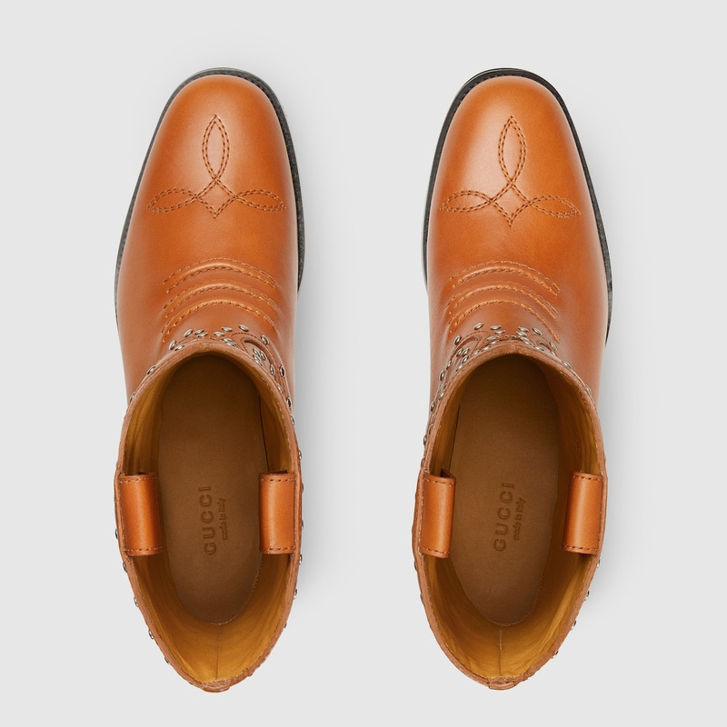 Women's boot with Double G and studs 6