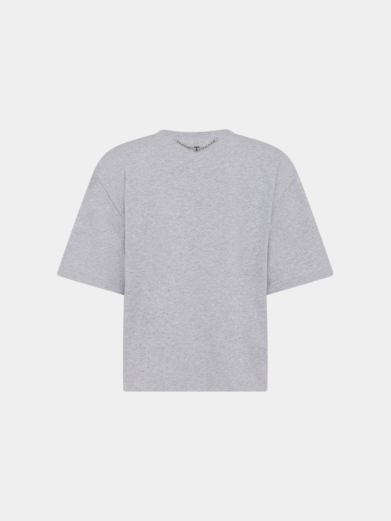 GREY T-SHIRT WITH LOGO 6