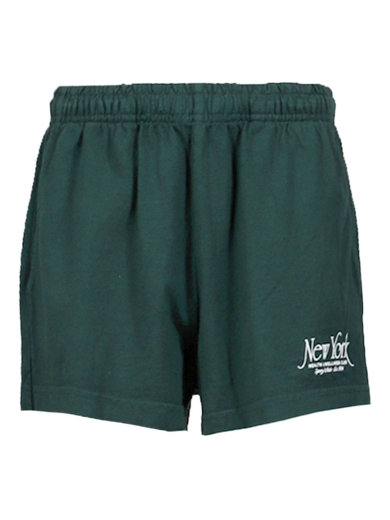 logo-embroidered shorts 1